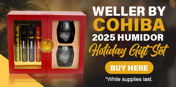 Weller by Cohiba Holiday 2025 Humidor Gift Set