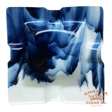 Aaron Thomas Collection Blue Smokey Ashtrays