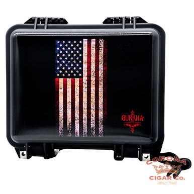 Gurkha 15ct Travel Humidor - American Flag