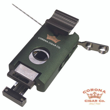 Corona Cigar Visol Joplin Quad Torch Lighter - Green