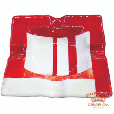 Aaron Thomas Collection Red Deco Ashtrays