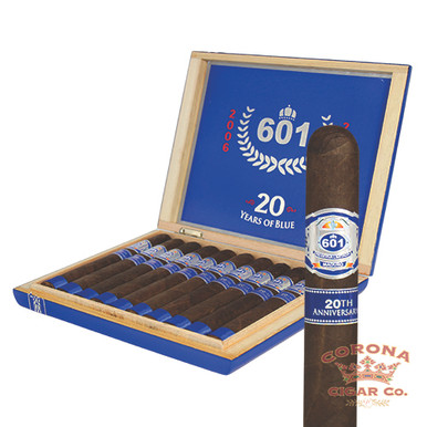 601 Blue Maduro 20th Anniversary Oval (6 1/4 x 56)