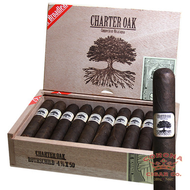 Charter Oak Maduro Rothchild (4 1/2 x 50)