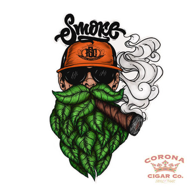 Tobacco Beard Sticker
