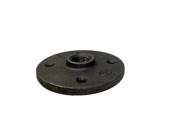 BLACK MALLEABLE FITTING FLOOR FLANGE