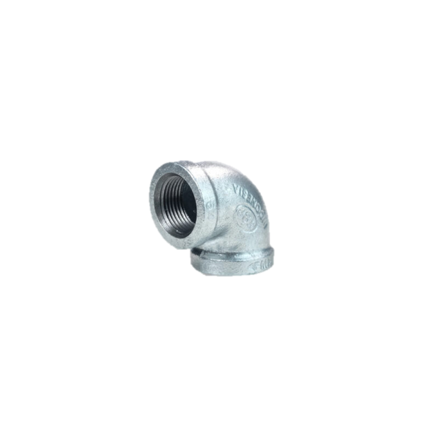 Galvanized 90 degree elbow