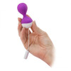 Clarity Vibrating Silicone Kegel Balls Purple