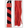 Luxury Red suede flogger whip 53cm