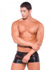 Wetlook Peek A Boo Shorts Black O/S