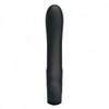 Pretty Love Alston Black rechargeable silicone vibrator 19cm