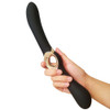 Entice Double sided Anal Vaginal Penetrator Black 32 cm by Lealso 