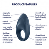 Satisfyer Mighty One Penis Ring Bluetooth