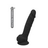 Black Realistic dildo With balls 17.7 cm