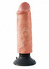 Vibrating Cock 6 Inch FLESH