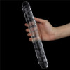 Flawless Clear Double dildo 12”