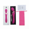 Wand type vibrator with vibration at both ends Pink