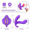 Hitted butterfly made of clinical silicone with shape for G spot stimulation