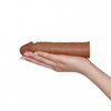 Add 1″ Pleasure X Tender Penis Sleeve Brown Color