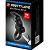 Pretty Love Black Vibrant Penny Ring Bunny