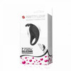 PRETTY LOVE RABBIT VIBRATOR COCKRING BLACK