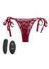 Remote Control Lace Thong Set red