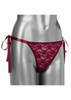 Remote Control Lace Thong Set red