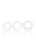  Island COCK Rings Clear Transparent