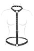  Imitation leather bust harness