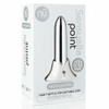 Silver Nu Sensuelle rechargeable point silicone vibrator