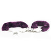 Fetish Pleasure Fluffy Hand Cuffs Purple