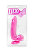 Doc Johnson 15 cm Crystal Jelly Suction Cup Ballsy Cock