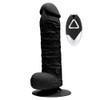 Purrfect Silicone Deluxe Remote Controlled Vibe 7 inch Black