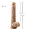 FLESH DILDO PLATINUM 8”