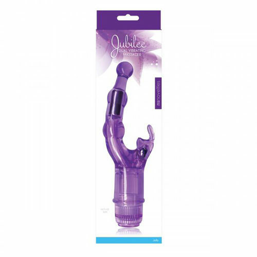 Jubilee Dual Vibrating Massager Purple - N.Y.C.D. STUDIOS ENTERPRISES Since 1996 Jubilee Dual Vibrating Massager Purple - N.Y.C.D. STUDIOS ENTERPRISES Since 1996