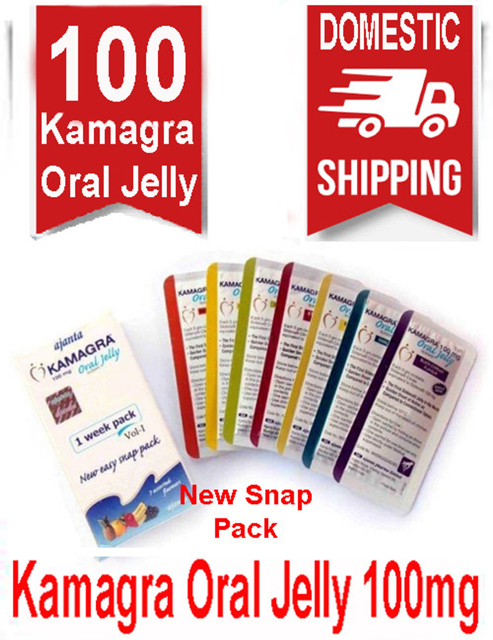 New Split Kamagra Oral Jelly 100mg (12 boxes X 7) = 84 pcs