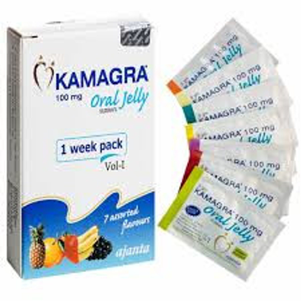 New Split Kamagra Oral Jelly 100mg (7 boxes X 7 Sachets) = 49 pcs