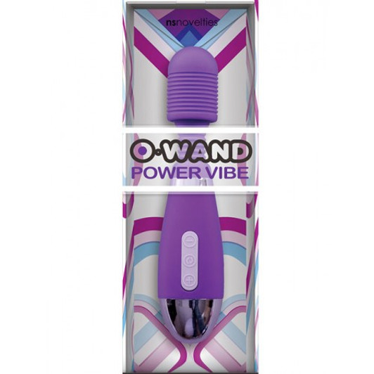 Power Play O Wand Silicone Massager Velvet