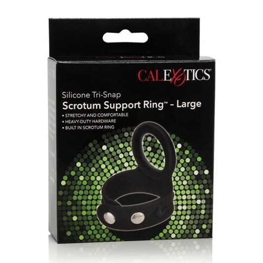 Large Silicone Tri-Snap Scrotum Support Ring