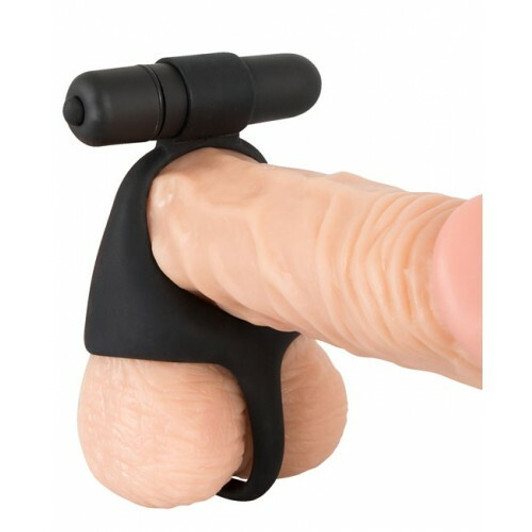 Vibro-cock Ring with Testicle Spreader