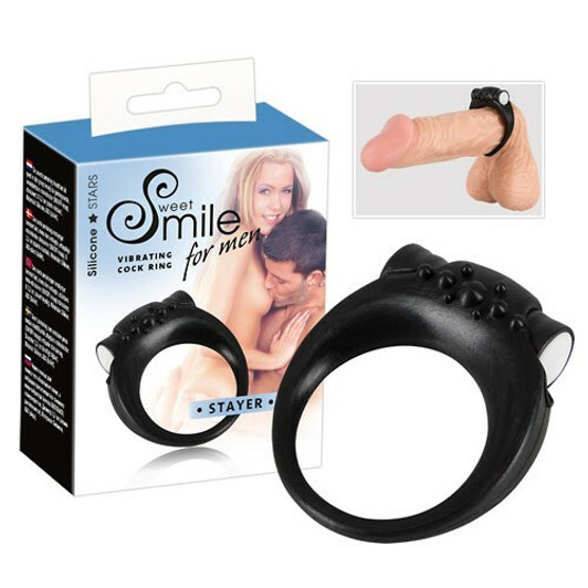 Sweet Smile Vibrating Silicone Cock Ring