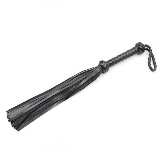 Whips Cyprus-Masters Black BDSM Flogger Whip 49 cm