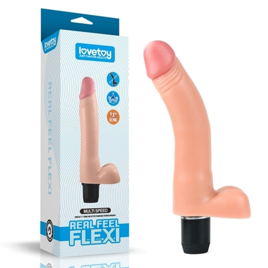The wonderful flexible dildo with testicles and powerful vibration 2