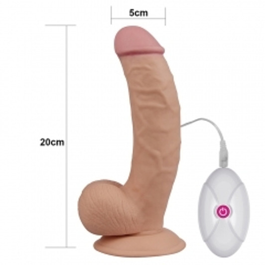 8.5″ The Ultra Soft Dude Vibrating