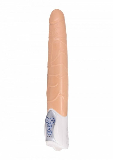 Thrusting realistic vibrating Dildo