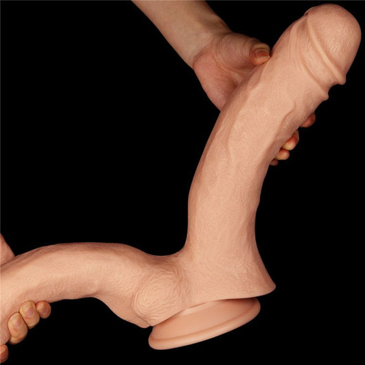 12” Realistic Mega Double Dildo