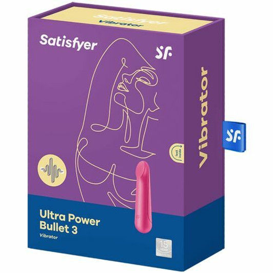 SATISFYER ULTRA POWER BULLET 3 BALA VIBRADORA ROSA