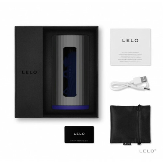 Lelo F1S V2 Male Masturbator Metallic Blue