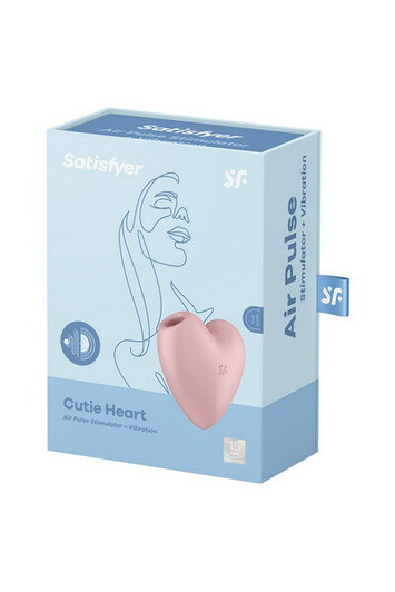 Cutie Heart clitoral stimulator by Satisfyer Rose