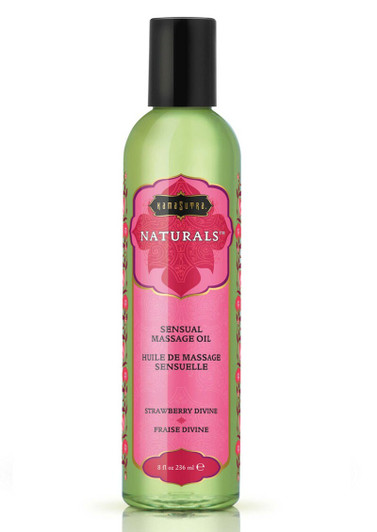 Naturals Massage Oil 236ml Strawberry Aroma