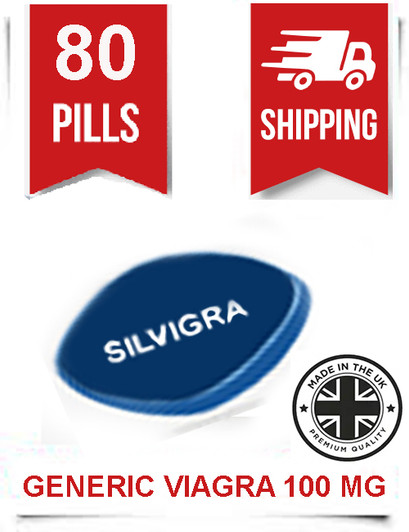 Silvgra Sildenafil Tablets 100mg (20 strips x 4 pills) 80 pcs